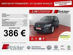Deep black perleffekt (metallic) Gebraucht 2022 VW Tiguan Allspace Life SUV | 32.450 €