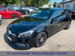 Schwarz Gebraucht 2018 Mercedes A200 AMG line Limousine | 16.990 € (Fairer Preis)