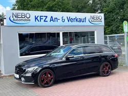 Schwarz Gebraucht 2015 Mercedes C220 AMG line Limousine | 13.999 € (Fairer Preis)