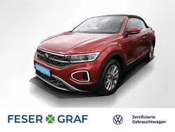 Kings red metallic schwarz Gebraucht 2024 VW T-Roc Cabriolet Style Cabrio | 23.640 €