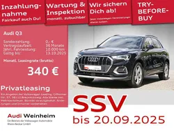 Mythosschwarz metallic Gebraucht 2025 Audi Q3 Advanced Plus SUV | 38.491 € (Fairer Preis)