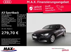 Mythosschwarz metallic Gebraucht 2024 Audi A3 Advanced Plus Limousine | 32.369 € (Guter Preis)