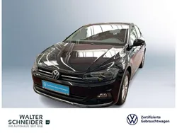 Deep black perleffekt Gebraucht 2021 VW Polo Highline Kleinwagen | 16.350 € (Fairer Preis)