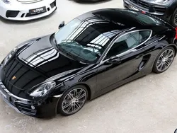 Schwarz Gebraucht 2016 Porsche Cayman Black Edition Coupé | 44.990 €