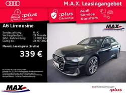 Mythosschwarz metallic Gebraucht 2024 Audi A6 S-Line Limousine | 51.119 €