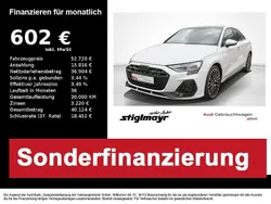 Gletscherweiß metallic Gebraucht 2024 Audi S3 Ambiente Limousine | 52.720 € (Teuer)