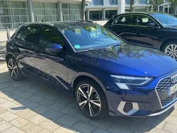 Blau Gebraucht 2021 Audi A3 Sportback Advanced Limousine | 27.000 € (Fairer Preis)
