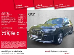 Mythosschwarz metallic Gebraucht 2022 Audi Q7 Ambiente SUV | 59.950 € (Superpreis)