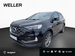Obsidianschwarz (schwarz) Gebraucht 2020 Ford Edge ST-Line SUV | 23.500 €