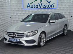 Silber Gebraucht 2014 Mercedes C220 AMG line Kombi | 14.950 € (Teuer)