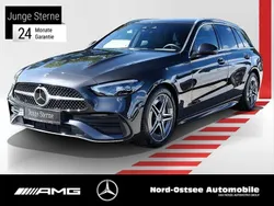Metalliclack graphitgrau Gebraucht 2024 Mercedes C220 AMG Kombi | 39.490 € (Superpreis)