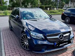 Blau Gebraucht 2018 Mercedes C220 AMG line Kombi | 21.400 € (Fairer Preis)