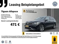 Deep black perleffekt Gebraucht 2025 VW Tiguan Allspace Elegance SUV | 42.444 € (Fairer Preis)