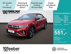 Schwarz Gebraucht 2025 VW T-Roc Cabriolet R-line Cabrio | 39.890 € (Teuer)