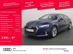 Blau Gebraucht 2021 Audi A5 Sportback Advanced Limousine | 25.980 € (Fairer Preis)