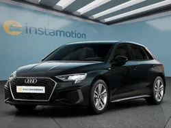 Schwarz Gebraucht 2023 Audi A3 S-Line Kleinwagen | 28.699 € (Teuer)