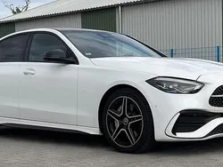 Weiß Gebraucht 2021 Mercedes C220 AMG Limousine | 33.950 € (Etwas zu teuer)