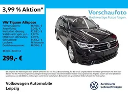 Schwarz Gebraucht 2025 VW Tiguan Allspace R-line SUV | 48.930 € (Etwas zu teuer)