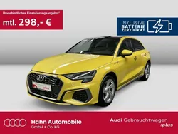 Gelb Gebraucht 2021 Audi A3 Sportback e-tron S-Line Limousine | 23.960 € (Superpreis)