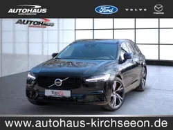 Onyx black (schwarz) Gebraucht 2021 Volvo V90 R-Design Kombi | 38.950 € (Fairer Preis)