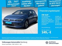 Blau Gebraucht 2024 VW Golf VIII Goal Limousine | 24.850 € (Superpreis)
