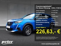 Blau (metallic) Gebraucht 2021 Peugeot e-2008 Active SUV | 17.940 € (Guter Preis)