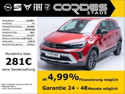 Lackierung peperoncino red/metallic klar (metallic) Gebraucht 2024 Opel Crossland Elegance SUV | 20.285 € (Fairer Preis)
