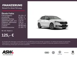 Weiß Neu 2025 Skoda Fabia Monte Carlo Limousine | 26.150 € (Etwas zu teuer)