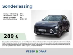 Aussenfarbe denim blue (blau) Gebraucht 2024 Hyundai Kona Eco SUV | 29.990 € (Guter Preis)