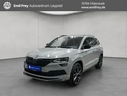 Grau Gebraucht 2022 Skoda Karoq SportLine SUV | 23.890 €