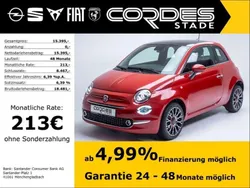 Passione rot Gebraucht 2024 Fiat 500 Red Kleinwagen | 15.395 € (Fairer Preis)