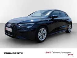 Schwarz Gebraucht 2024 Audi A3 Sportback S-Line Limousine | 35.990 € (Guter Preis)