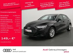Brillantschwarz Gebraucht 2023 Audi A3 Sportback Limousine | 24.980 € (Fairer Preis)