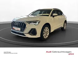 Weiß (gletscherweiß metallic) Gebraucht 2024 Audi Q3 S-Line SUV | 40.880 € (Fairer Preis)