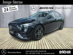 Lack obsidianschwarz Gebraucht 2024 Mercedes C200 AMG Kombi | 44.850 € (Teuer)