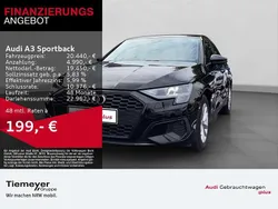 Brillantschwarz Gebraucht 2022 Audi A3 Limousine | 20.440 € (Guter Preis)
