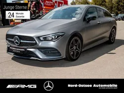 Grau Gebraucht 2019 Mercedes CLA200 Shooting Brake AMG Kombi | 25.990 € (Fairer Preis)