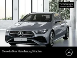 Hightechsilber Gebraucht 2025 Mercedes CLA200 AMG Coupé | 40.190 € (Fairer Preis)