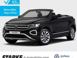 Schwarz (deep black perleffekt) Gebraucht 2024 VW T-Roc Cabriolet Style Cabrio | 26.490 € (Superpreis)