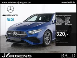 Blau metalliclack spektralblau Gebraucht 2024 Mercedes A200 AMG Limousine | 33.980 € (Fairer Preis)