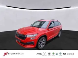 Velvetrot metallic Gebraucht 2022 Skoda Kodiaq SportLine SUV | 33.930 € (Etwas zu teuer)