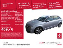 Florettsilber metallic Gebraucht 2019 Audi A3 Sport Limousine | 20.980 € (Fairer Preis)