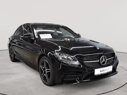 Schwarz Gebraucht 2021 Mercedes C200 AMG line Limousine | 28.990 € (Guter Preis)