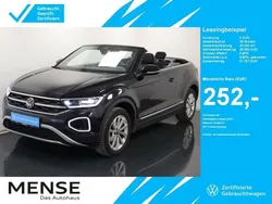 Schwarz Gebraucht 2024 VW T-Roc Cabriolet Style Cabrio | 26.495 € (Superpreis)