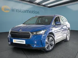 Blau Gebraucht 2021 Skoda Enyaq iV Lodge SUV | 25.649 € (Guter Preis)