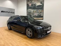Obsidianschwarzmetallic Gebraucht 2023 Mercedes C300e AMG line Kombi | 37.961 € (Superpreis)