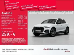 Gletscherweiß metallic Gebraucht 2025 Audi Q5 Advanced Plus SUV | 57.992 € (Fairer Preis)