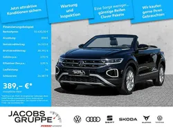 Schwarz Gebraucht 2024 VW T-Roc Cabriolet Style Cabrio | 35.430 € (Fairer Preis)