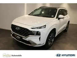 Weiss Gebraucht 2023 Hyundai Santa Fe Signature SUV | 39.470 € (Fairer Preis)