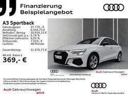 Gletscherweiß metallic Gebraucht 2023 Audi A3 Sportback e-tron S-Line Kleinwagen | 27.779 € (Guter Preis)